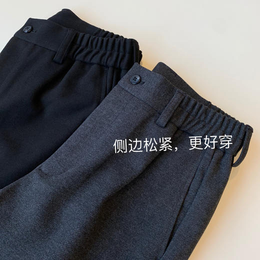 暖和！男士热熔岩纤维毛呢休闲百搭直筒休闲西裤【包邮+清仓bu退换】 商品图7