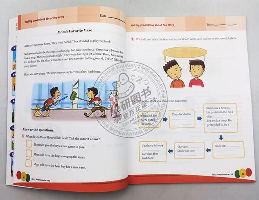 学乐学习列车系列练习册L2 故事类阅读理解 英文原版 Scholastic Learning Express L2 Story Comprehension 小学二年级英语教材 商品图2