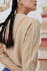 V领手工钩花羊绒女开衫 SJF93W105N 商品缩略图12