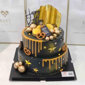 绅士气质（颜色较深 谨慎选择；进口淡奶油➕水果夹层）提前5小时预定