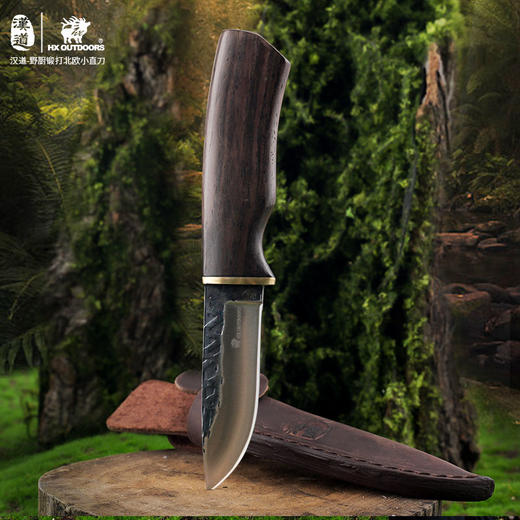 汉道【野厨锻打北欧口袋刀】户外锻打厨刀户外刀 商品图1