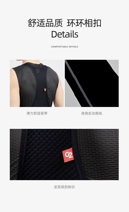 CRAFT骑行 Adv SubZ 防风 保暖 背带长裤男 商品图4