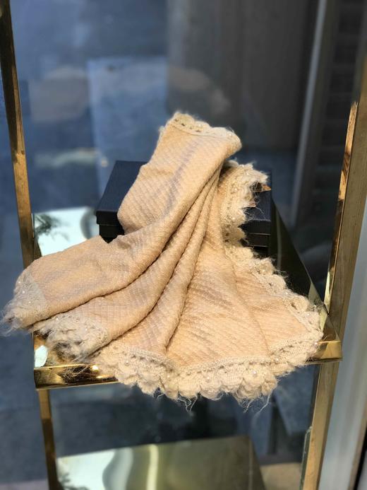 优品堂《东方之珠》拉毛双面围巾披肩两用 商品图3