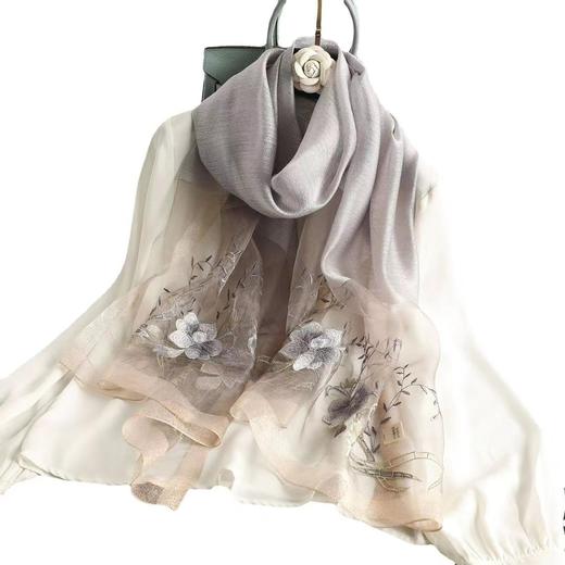 【时尚复古 优雅百搭】2021秋冬新款真丝丝巾时尚复古百搭优雅围巾丝巾 商品图6