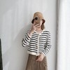 201新款条纹针织开衫 商品缩略图1
