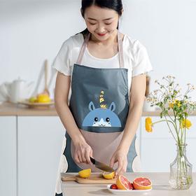 【比裙子还好看的围裙！让你爱上厨房】可擦手设计，防水防污防溅，1秒上身，穿脱自如！即使是下厨！也要美美哒，厨房必备