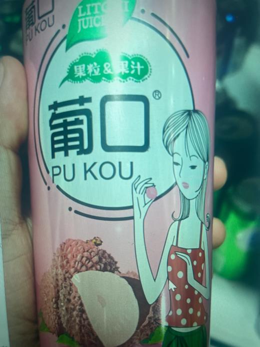 葡口果粒荔枝汁饮料 490ml 商品图0