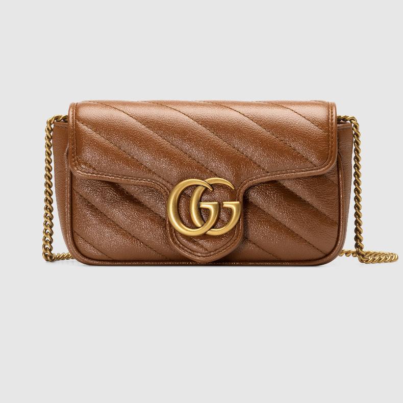 【二手99新】古驰 gg marmont系列超迷你手袋