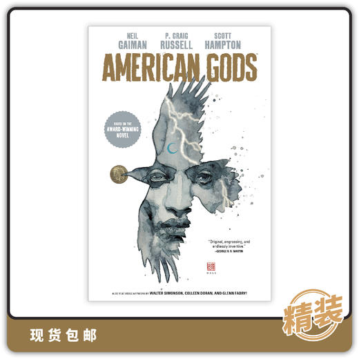合集 尼尔盖曼 美国众神漫画 精装 第一卷 American Gods Vol 01 Shadows 商品图0