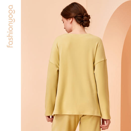 凡圣瑜伽舒适休闲宽松卫衣F11375  商品图1