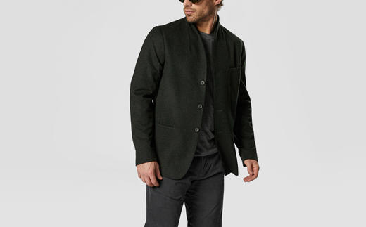 Sease - Ellen Blazer 2.0 - Dark Green - 男装 - 西装外套 - 深绿色 商品图0