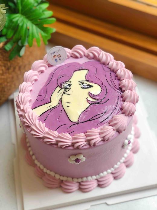 手绘动漫人物奶油蛋糕 下单前请仔细阅读商品详情 商品图0