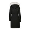 MOOSE KNUCKLES 中长款带帽白毛领 女士羽绒服 黑色 M31LP223 290 商品缩略图1