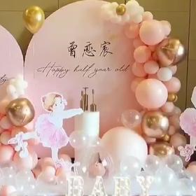 小欢喜-粉色系宝宝生日宴