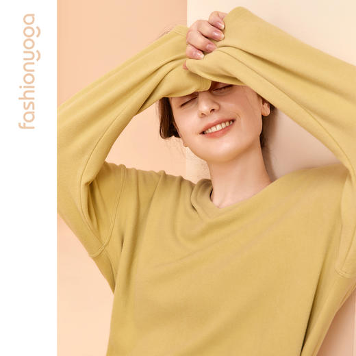 凡圣瑜伽舒适休闲宽松卫衣F11375  商品图0