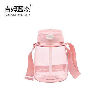 大肚吸管杯子超大容量 运动水壶便携可爱 商品图4
