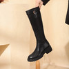 西村名物2021年秋冬专柜同款显瘦利器骑士靴瘦瘦靴长筒靴过膝靴烟管靴X21DQ43631 商品缩略图2