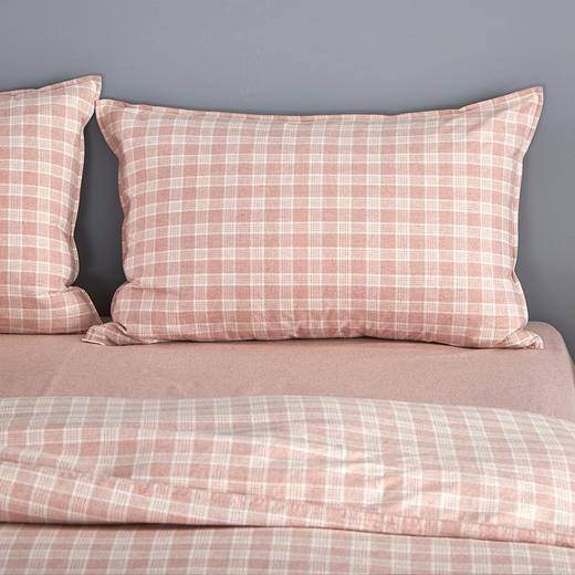 秋冬格子磨毛床上四件套裸睡舒适 商品图0