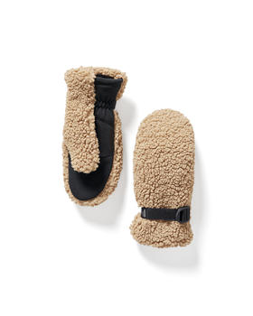 Holden - Sherpa Mitten - Camel 女装 滑雪手套 棕色