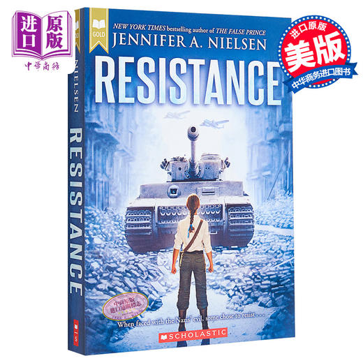预售 【中商原版】反抗Scholastic Gold Resistance英文原版Jennifer A Nielsen 商品图0