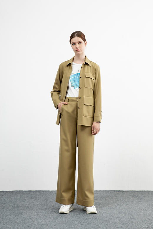 CARA休闲系带衬衫KB213MWJ0036K1 商品图1