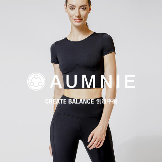 【AUMNIE】后背拼网露脐上衣 MESH BACK CROPPED TEE 商品图7