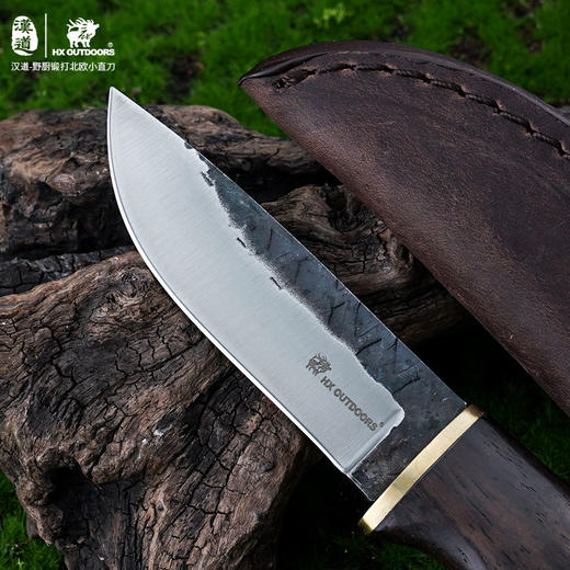 汉道【野厨锻打北欧口袋刀】户外锻打厨刀户外刀 商品图3