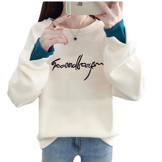 【服饰鞋包】卫衣女秋冬新款圆领宽松印花假两件百搭上衣潮流女装 商品图4