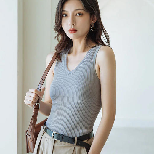 【背心／马甲】H80升级版秋冬带胸垫蕾丝毛圈保暖打底背心女保暖内衣她闺蜜 商品图2