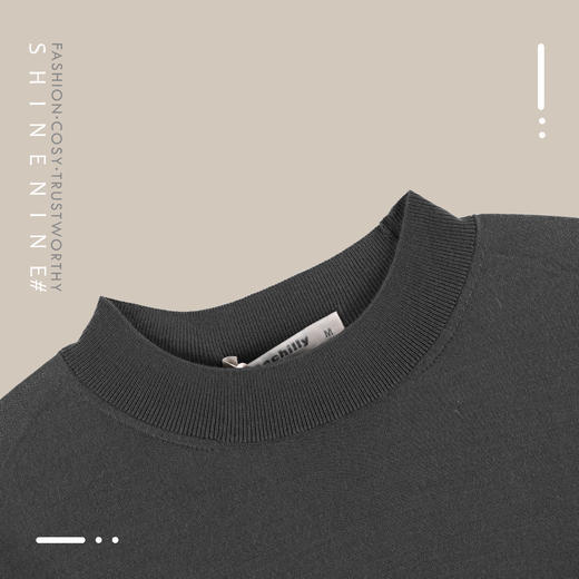 E93194204极简纯色羊毛衫 商品图1