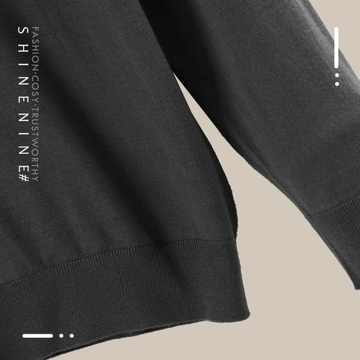 E93194204极简纯色羊毛衫 商品图2