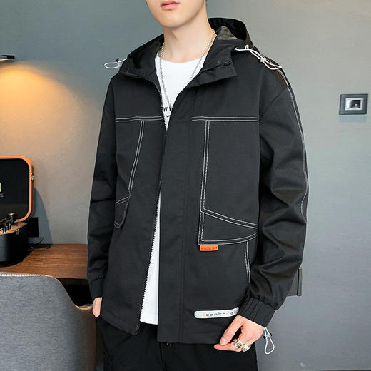 【服饰鞋包】新款秋季男士工装外套潮牌春秋夹克韩版潮流ins百搭秋装上衣L 商品图3