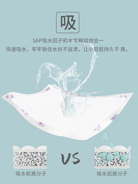 【母婴】德佑婴儿一次性隔尿垫防水透气儿童尿布垫防漏不可洗15片 商品图2