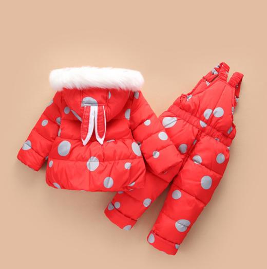 【童装】婴幼儿羽绒服外套背带裤加厚两件套 商品图4