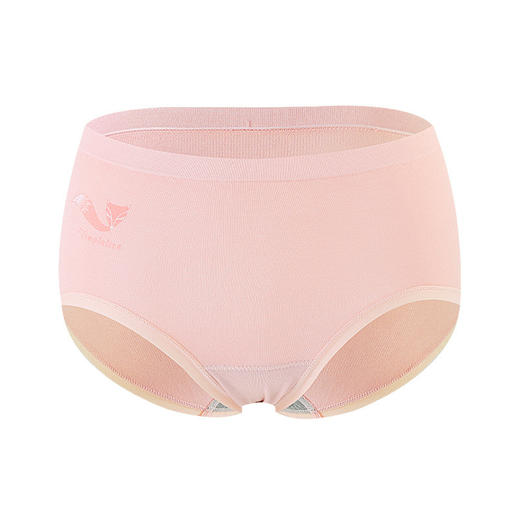 【3条装银狐内裤】裸氨无缝海藻棉质抑菌女士内裤无痕透气提包臀舒适内裤女百变银狐裤宝盒礼盒 商品图4