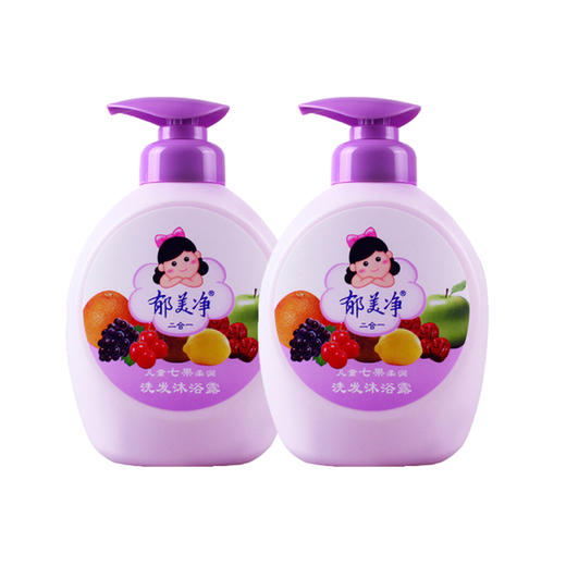 郁美净儿童七果柔润洗发淋浴露【550g】 商品图0