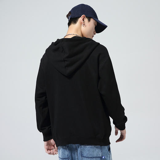 【服饰鞋包】秋冬长袖棉质圆领卫衣男士纯色上衣打底衫休闲男装长袖卫衣 商品图2