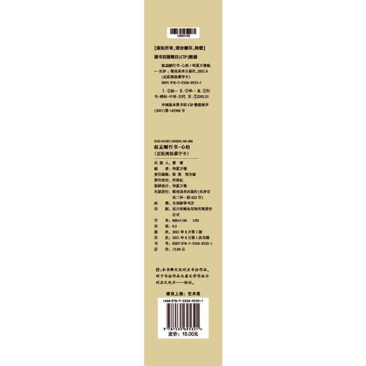 近距离临摹字卡：赵孟頫行书·心经 商品图2