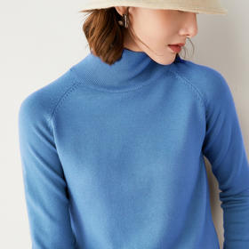 老米优品 / 轻松get法式气质 ！《佰搭篙立领/半篙领针织衫》 简约而不简单！帮你拥有一个充满暖意又随性自然的秋冬～