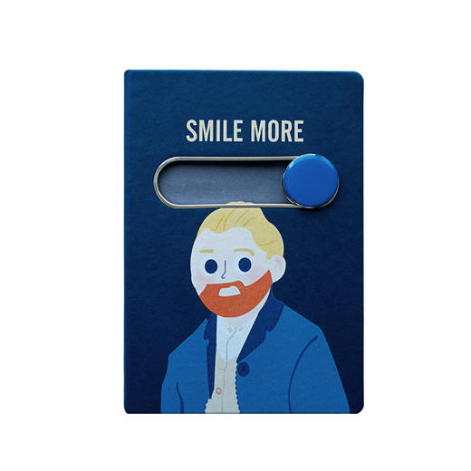 卡杰创意画左右本128张B6笔记本子大学生记事本简约日记本文艺精致送礼文具套装网红手账本 商品图1