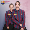 巴塞罗那俱乐部商品丨新款球迷红蓝条纹纯棉衬衣休闲衬衫外套男女 商品缩略图0
