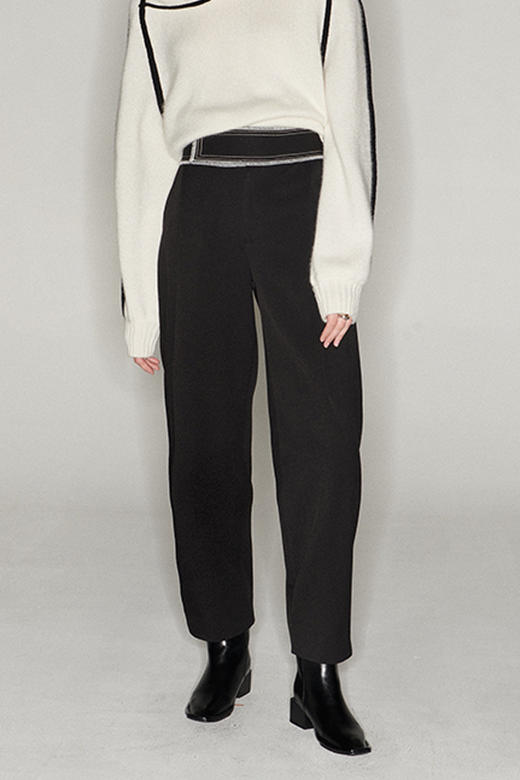 Viktoria Chan | Lexi patched trousers [长裤 黑AW2128 / 白AW2127] 商品图7