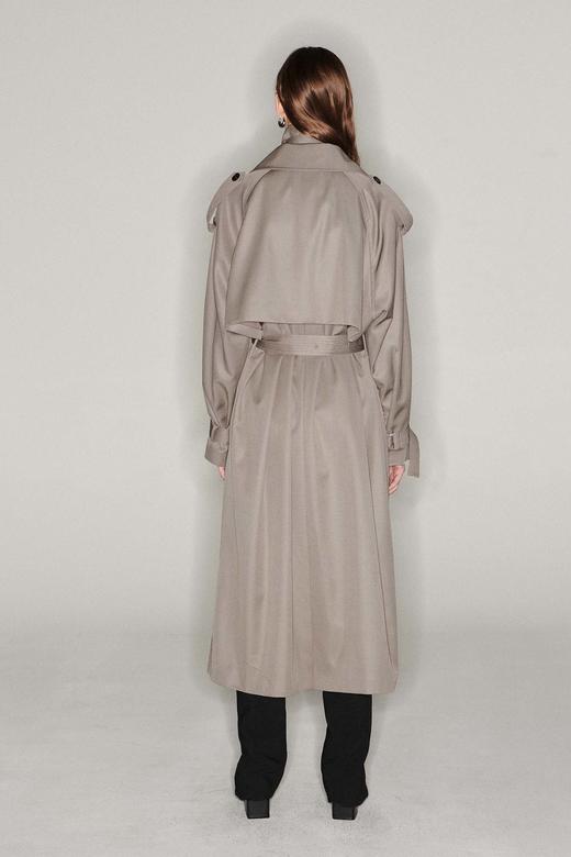 Viktoria Chan | AW2121 Alisa trenchcoat [风衣外套 灰] 商品图6
