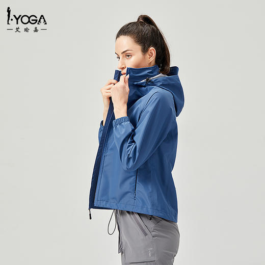 IYOGA艾瑜嘉户外冲锋衣防水防风保暖外套J021 商品图5