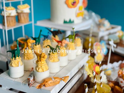 莫兰迪色系恐龙主题甜品台 商品图5