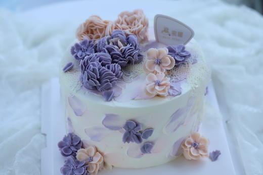 韩式裱花—紫粉温柔（提前2天以上预订） 商品图0