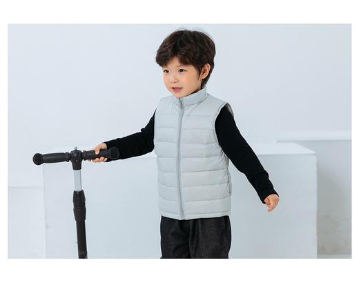 胖胖象儿童轻薄款羽绒服马甲 商品图3