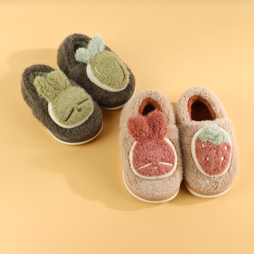 【特价】【原价69元】男丨[可积分兑换]流氓兔新款亲子包跟拖男女室内家居拖宝宝可爱棉拖室内外拖鞋【WG81267】 商品图1