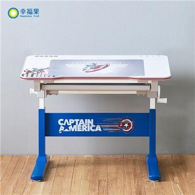 幸福果 迪士尼美国队长联名款儿童学习桌120*73cm 含书架&儿童坐椅套装 商品图3