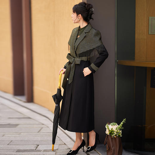 1202020 鎏金岁月 大衣 披肩可拆卸 雾境 商品图2